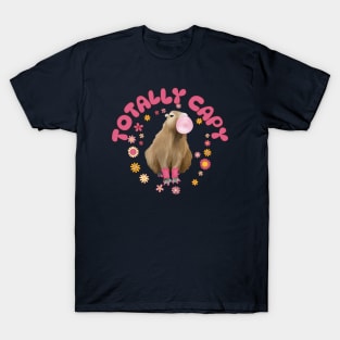 Cute 80's Capybara - Totally Capy Pun T-Shirt